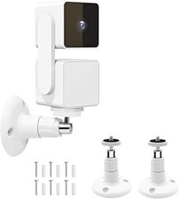 Wall Mount for Wyze Cam Pan V3 and Wyze Cam V4 and V3, 2 Pack 360 Degree Swivel