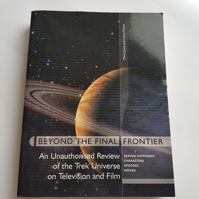 Star Trek Buch Jenseits der letzten Grenze 2003 Erstausgabe SciFi TV Filmkritik
