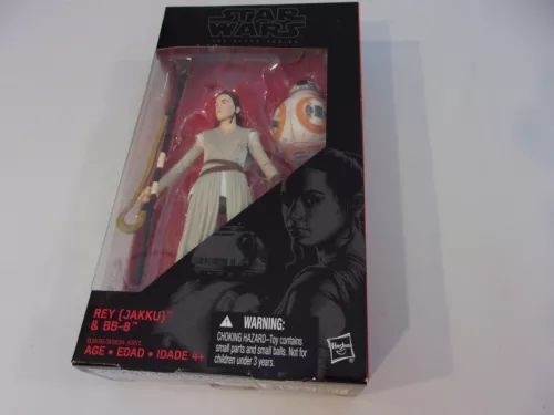STAR WARS The Black Series #02 REY (JAKKU) & BB-8 2015 Hasbro NEW!