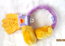 Infant Toddler Winnie the Pooh Earmuffs and Match Character Yellow gloves-New 