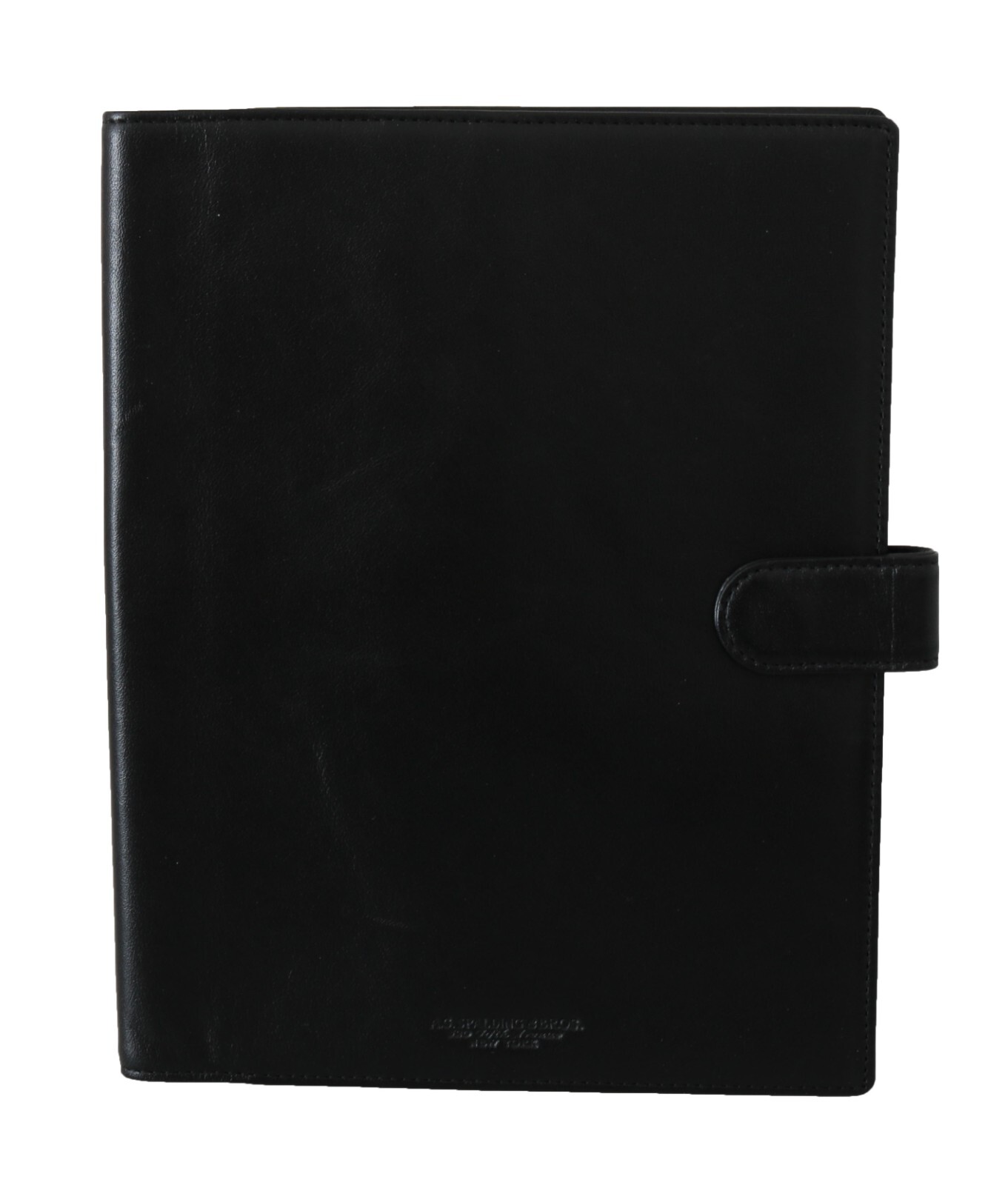 Кожаный кошелек AG SPALDING - BROS, черный, с двойным сложением, дорожный держатель, мужской логотип $ 100