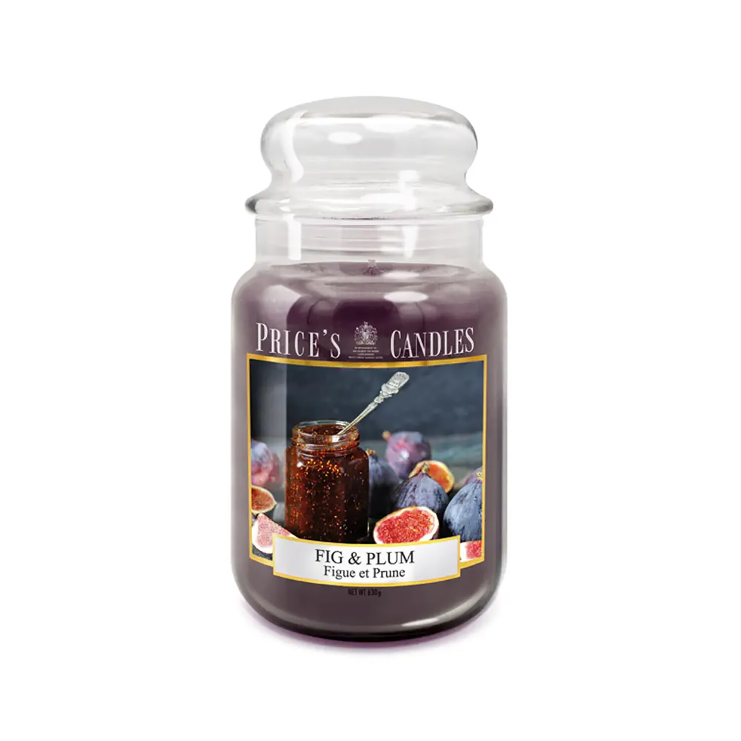Candela Giara Grande Fig E Plum PRICE'S CANDLES - X52103 GIODICART