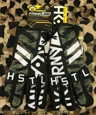 NEW SMALL HK Army Freeline Knucklez Paintball Gloves - Tigerstripe
