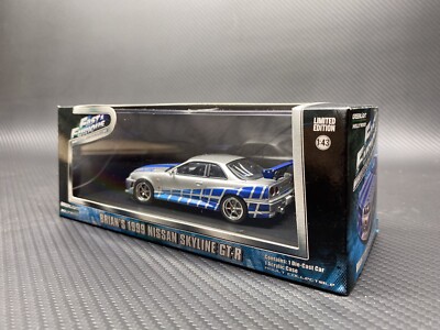 ミニカー BRIAN'S 1999 SKYLINE GT-R R34 1/43 FAST & FURIOUS (2003) 1999 NISSAN SKYLINE GTR PAUL WALKER 1