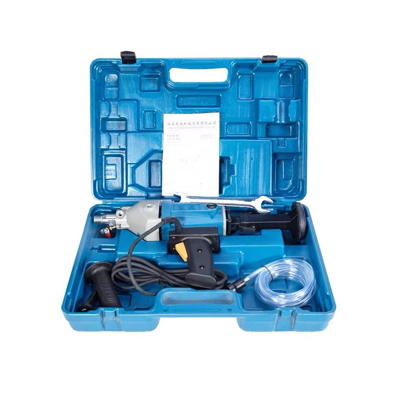 Drilling and outlet cutting machine
