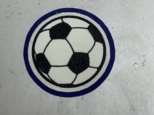 CUSTOM MADE Embroidered Soccer Ball Patch