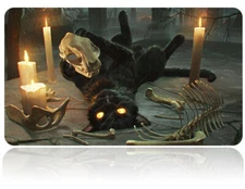 Nine-Lives Familiar MTG Playmat Trading Card Game Mat TCG CCG Table Mouse Pad
