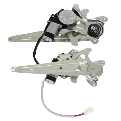 Pair Rear Left Right Power Window Regulator W/ Motor For Toyota Avalon 2005-2010