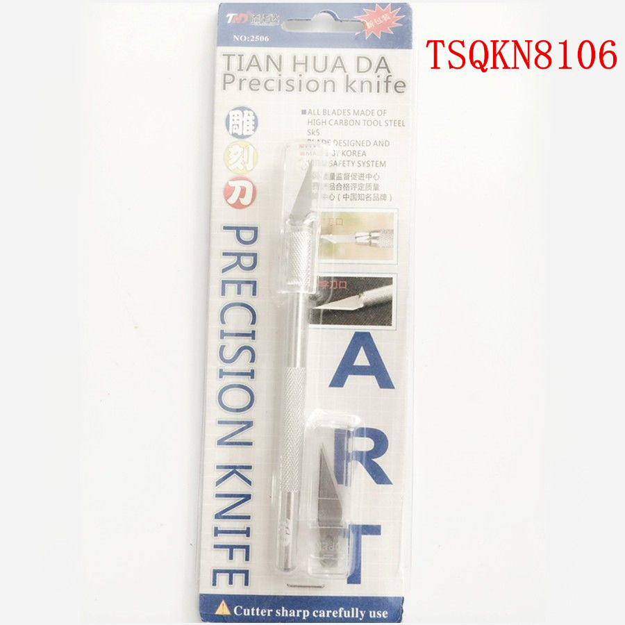 5 Blades + Carving Knife Exacto Knives Whittling Craft Wood Carve Tool