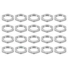 M13x1.0 Steel Hex Nuts 20pcs Metric Thread Zinc Finished Hardware Nut 3mm Height