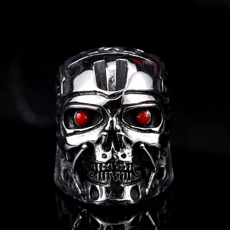 Terminator skull hotsell ring