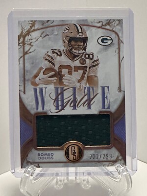 2024 Panini Gold Standard WG-RDS Romeo Doubs White Gold Relic #d /299