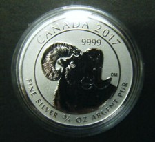 2017 Canada $2 Big Horn Sheep Series 3/4oz Silver Bullion Coin 0.75 112.65 per troy oz