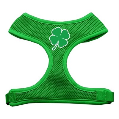 Mirage Pet 70-51 SMEG Shamrock Print Soft Mesh Harness - Emerald Green - Small