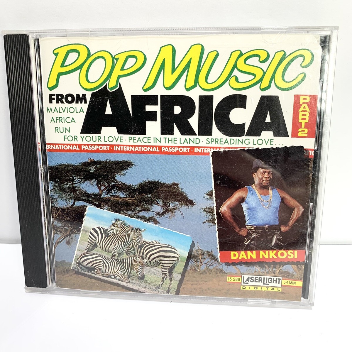 POP MUSIC From AFRICA PART 2 VG CD 1990 DAN NKOSI Compilation