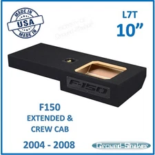Ford F-150 Extended Cab Truck 2004-2008 10" Single L7T Box Subwoofer Enclosure
