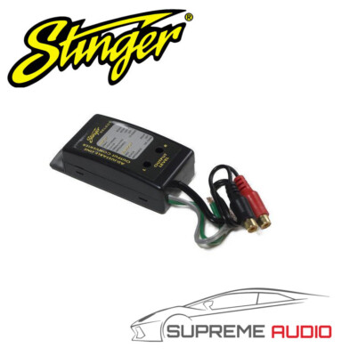 Stinger 2 Kanal einstellbar High to Low Level Cinch Ausgang Line Konverter