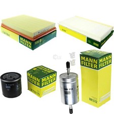 MANN-FILTER Inspektionspaket für Opel Tigra Twintop Corsa C 1.4 1.8 Vauxhall