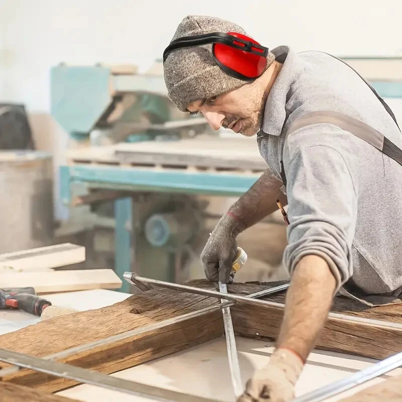 New 1pc Adjustable Safety Ear Muffs, Noise Reduction & Ear Protection, NRR 25db - Image 2 of 4