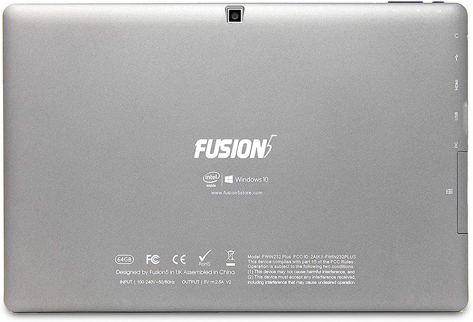 10" Windows 10 Fusion5 FWIN232 plus N4120 Quadcore Ultra Slim Windows Tablet PC - Image 2 of 4