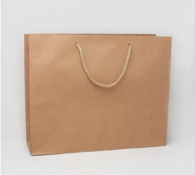 EXTRA LARGE GIFT BAGS 12 STRONG BROWN CHRISTMAS CARRIER PRESENT WRAP