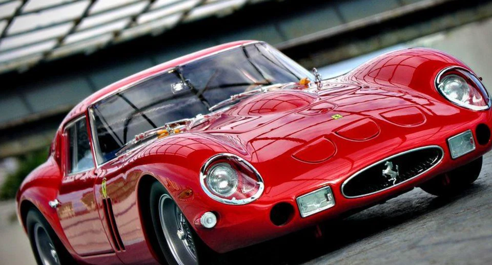 Ferrari 1 12 LARGE SCALE Vintage Classic24Race Car Built Metal Model Hot Rod18 - Image 3 of 4