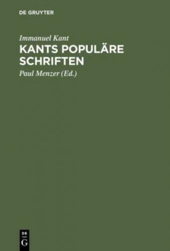 Thumbnail - Kants Populäre Schriften 6747