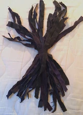 Bundled Hand-Dyed Wool Selvedges for Crafts, Prodding, Braiding Rugs #5