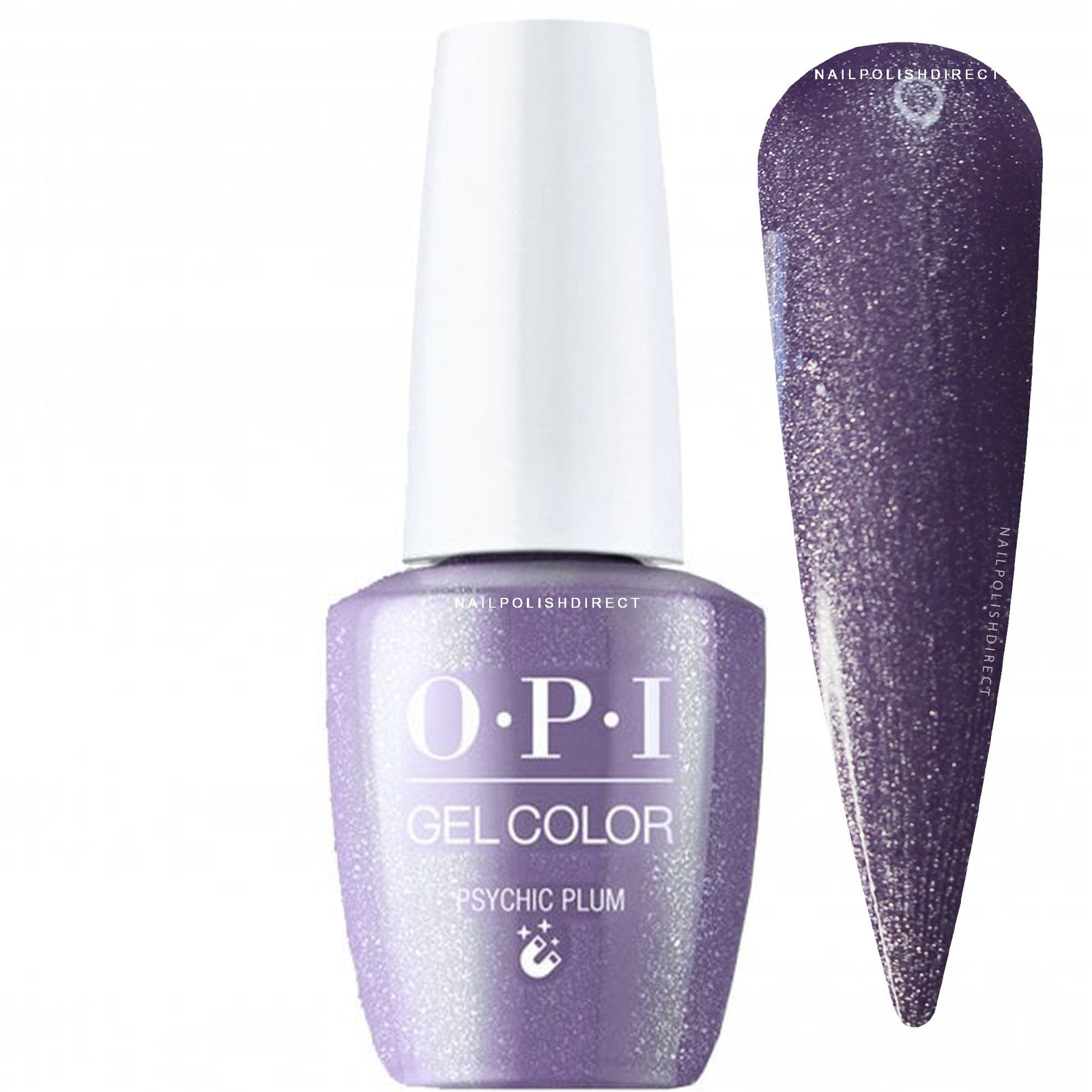 OPI GelColor Magnetic Gel Polish - Psychic Plum (GCE07) 15ml