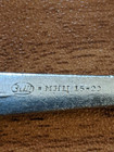TEA SPOON - Engraved " EBPONA " Vintage Antique RUSSIAN RUSSIA USSR Melchoir MHU — photo 3