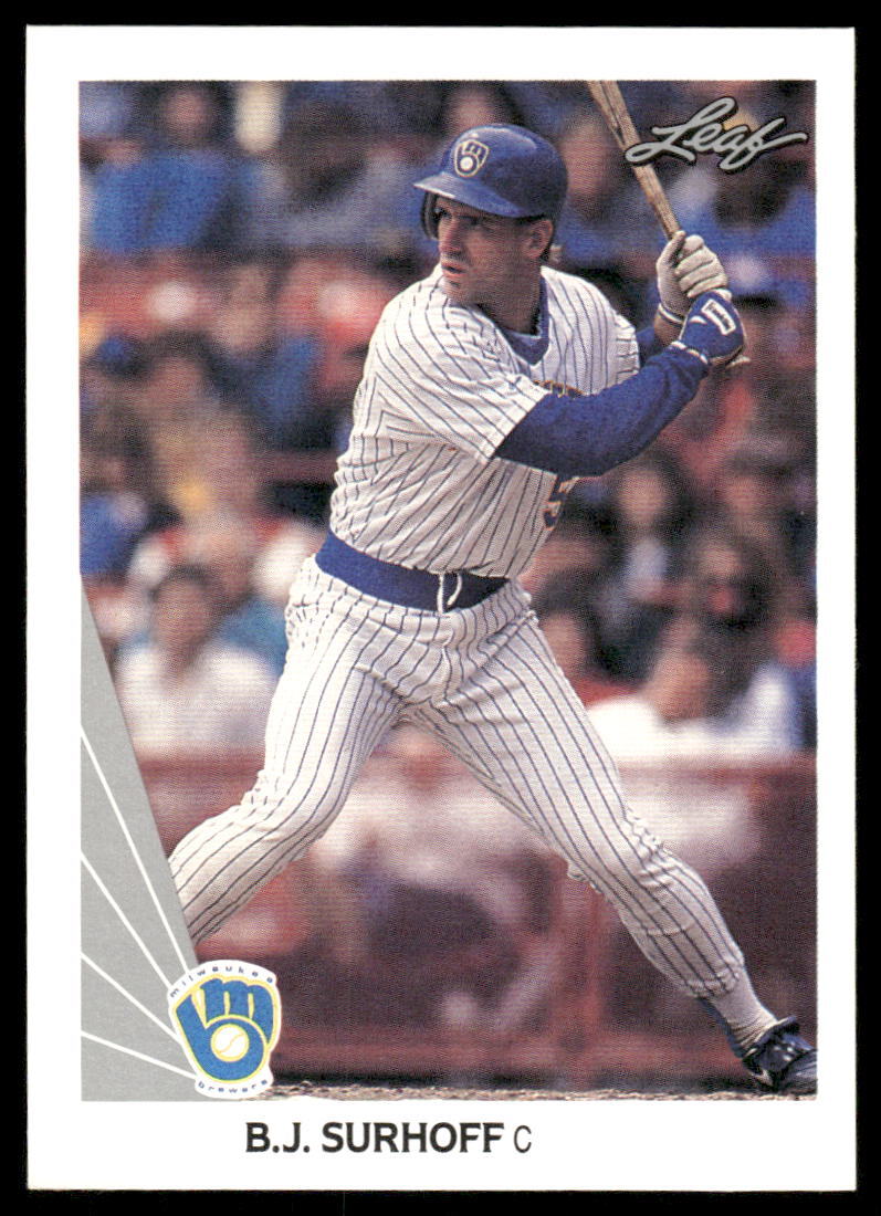 B.J. Surhoff 1990 Leaf #290 Milwaukee Brewers