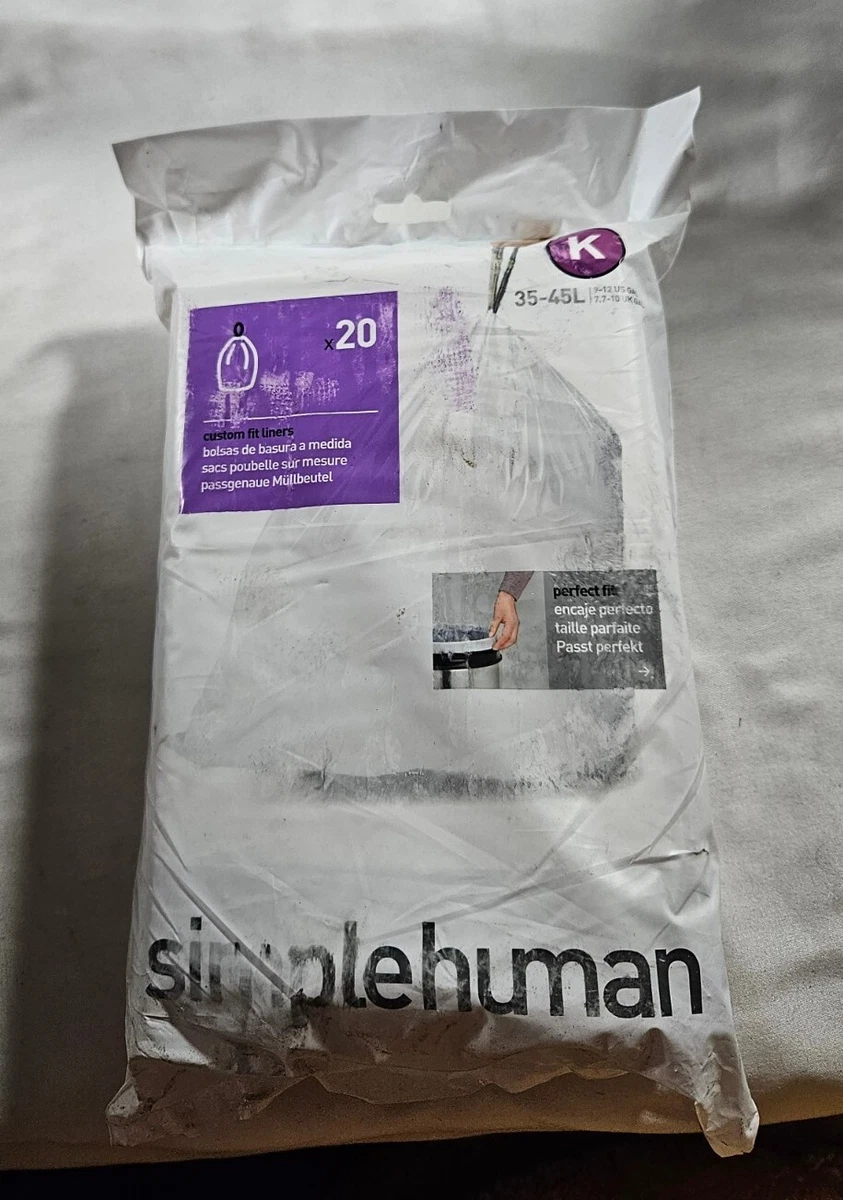  simplehuman Code K Custom Fit Drawstring Trash Bags in