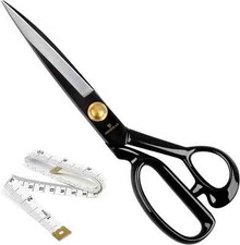 Fabric Scissors Professional 10 inch Heavy Duty Scissors for Leather Sewing shea
