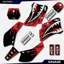 Red Savage Racing Graphics Kit fits 00-13 YAMAHA TTR90 TTR 90 decal