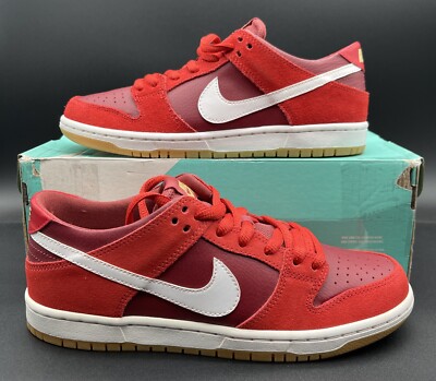 Size 8.5 - 2017 Men s Nike Zoom Dunk Pro SB Low Track Red DS 854866-616 RARE
