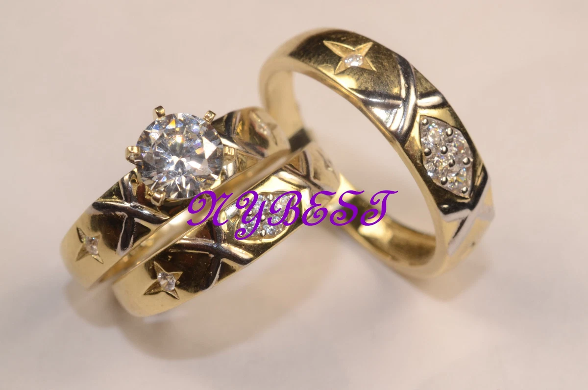 Ebay wedding rings for cheap him and her