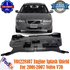 New Front Engine Splash Shield Under Cover For 2001-2009 Volvo S60 2001-2007 V7