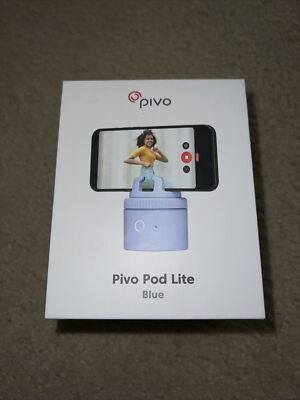 Pivo Pod Lite (Blue) Mini Auto Tracking Phone Holder - Bluetooth