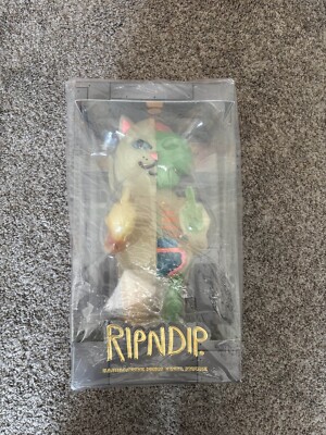 100% Authentic RipNDip Lord Nermal Cat 14  Vinyl Figure GID LE 360/500
