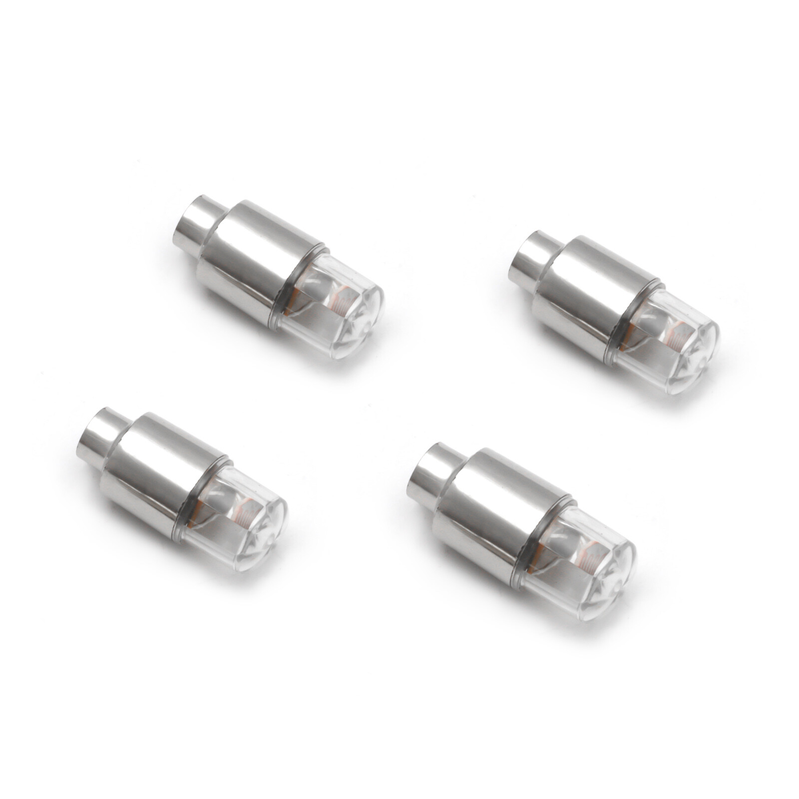 4x Racing Red LED Wheel Tyre Tire Air Valve Stem Light For Nissan 350Z