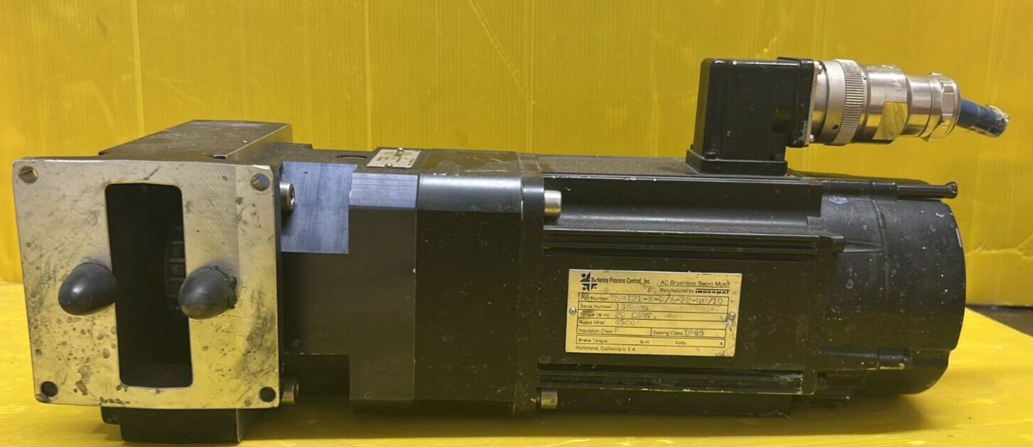 BERKELEY ASM121-A-0/B-22-NB/10 SERVO MOTOR W/ NEUGART PLS115-05 GEAR HEAD