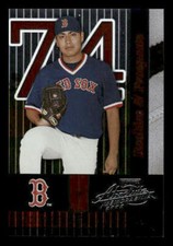 2002 Playoff Absolute Memorabilia #175 Jorge de la Rosa Rookie /1000 Red Sox