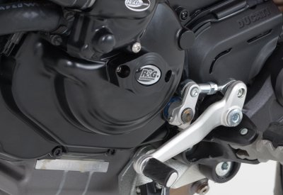 Couvre carter alternateur moto pour rouler sur piste en Hypermotard 821