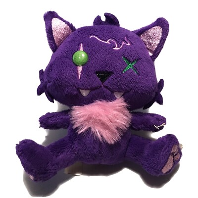 purple wolf plush