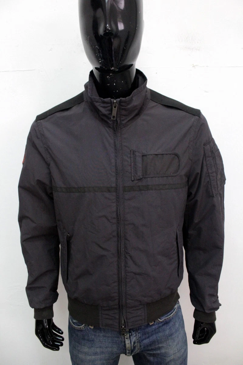 Museum Giubbotto Man Size M Jacket Grey Coat Jacket Logo Man