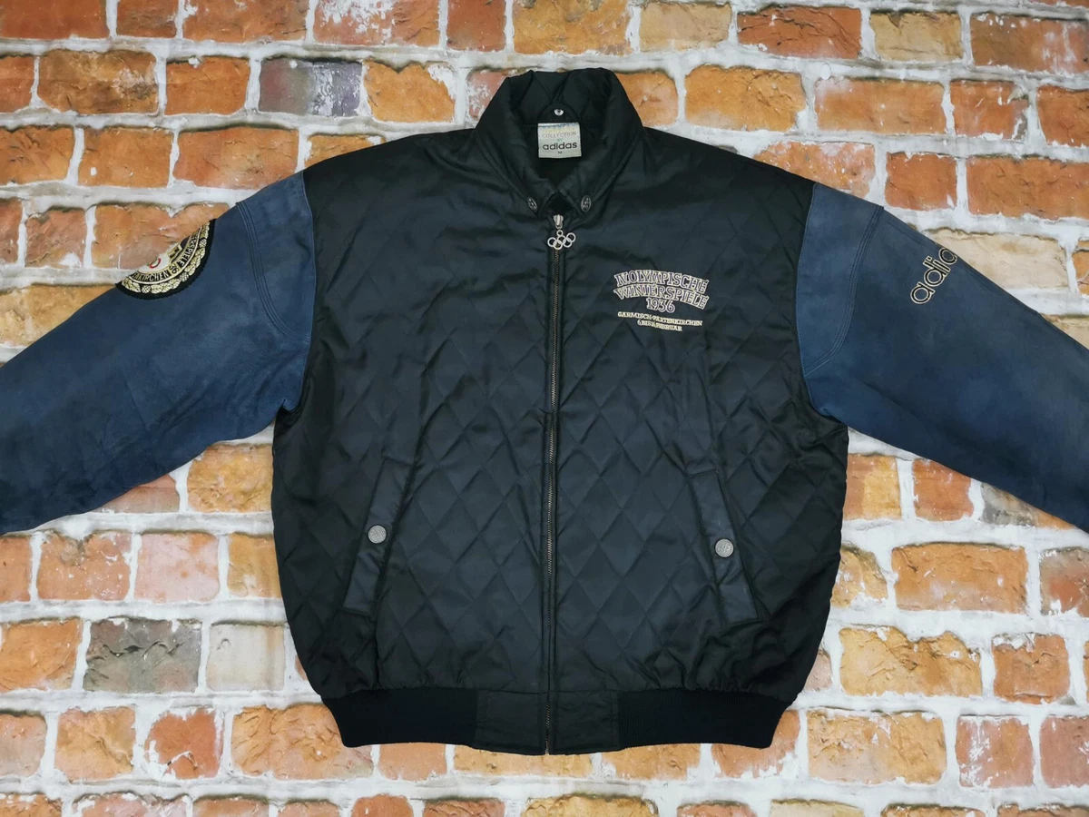 Leather jacket top adidas original