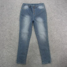 DG2 Jeans Women's 12 Blue Medium Wash High Rise Skinny Jeans