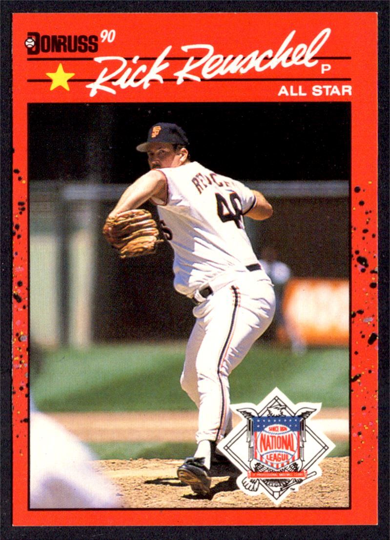 1990 Donruss Rick Reuschel San Francisco Giants #663