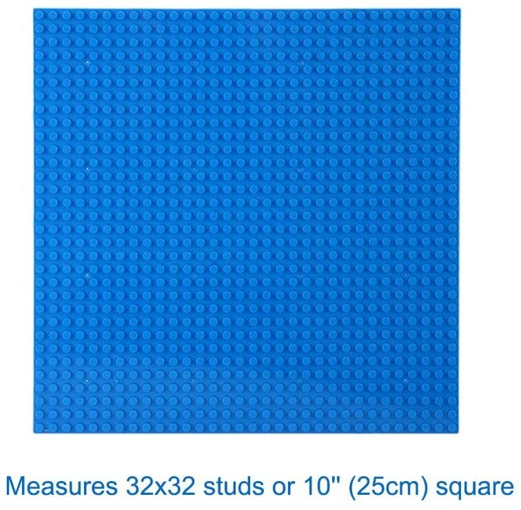 4Pc Blue 10"x10" building Base plates 32x32 studs Classic Compatible Major Brand - Image 2 of 4
