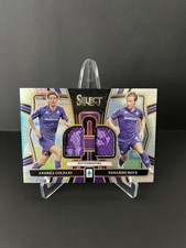Muestras dobles Panini-ACF Fiorentina Andrea Colpani/Edoardo Bove plateadas 2024-25